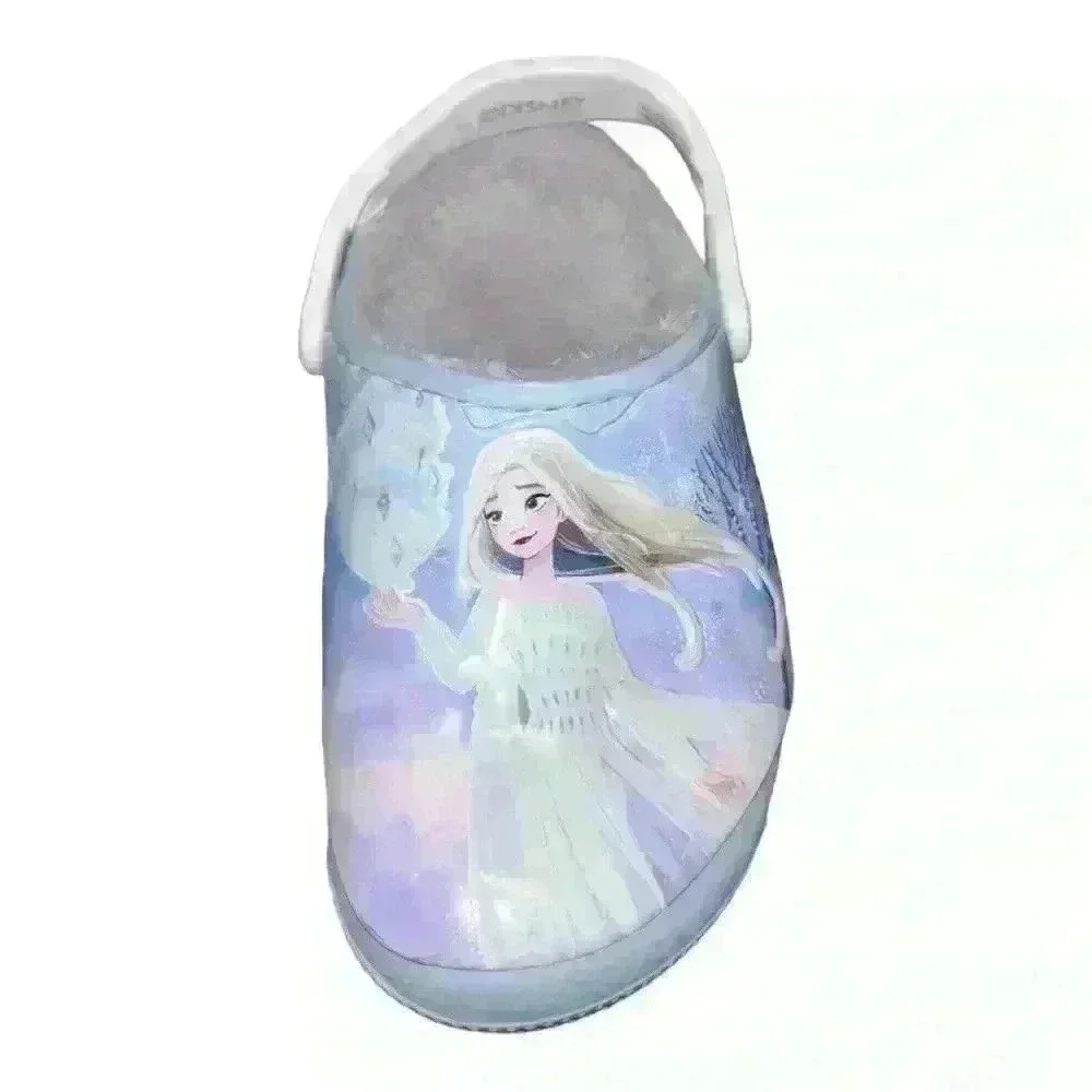 Crocs Fun Lab Little Kids Fur-Lined Disney Frozen II Clog - Size C12